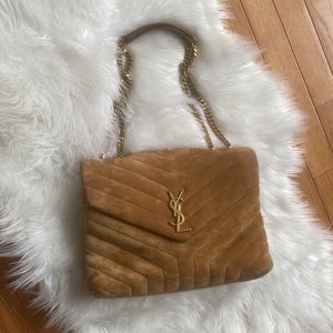 LAST PRICE REDUCTION- YSL Lou Lou bag in medium suede